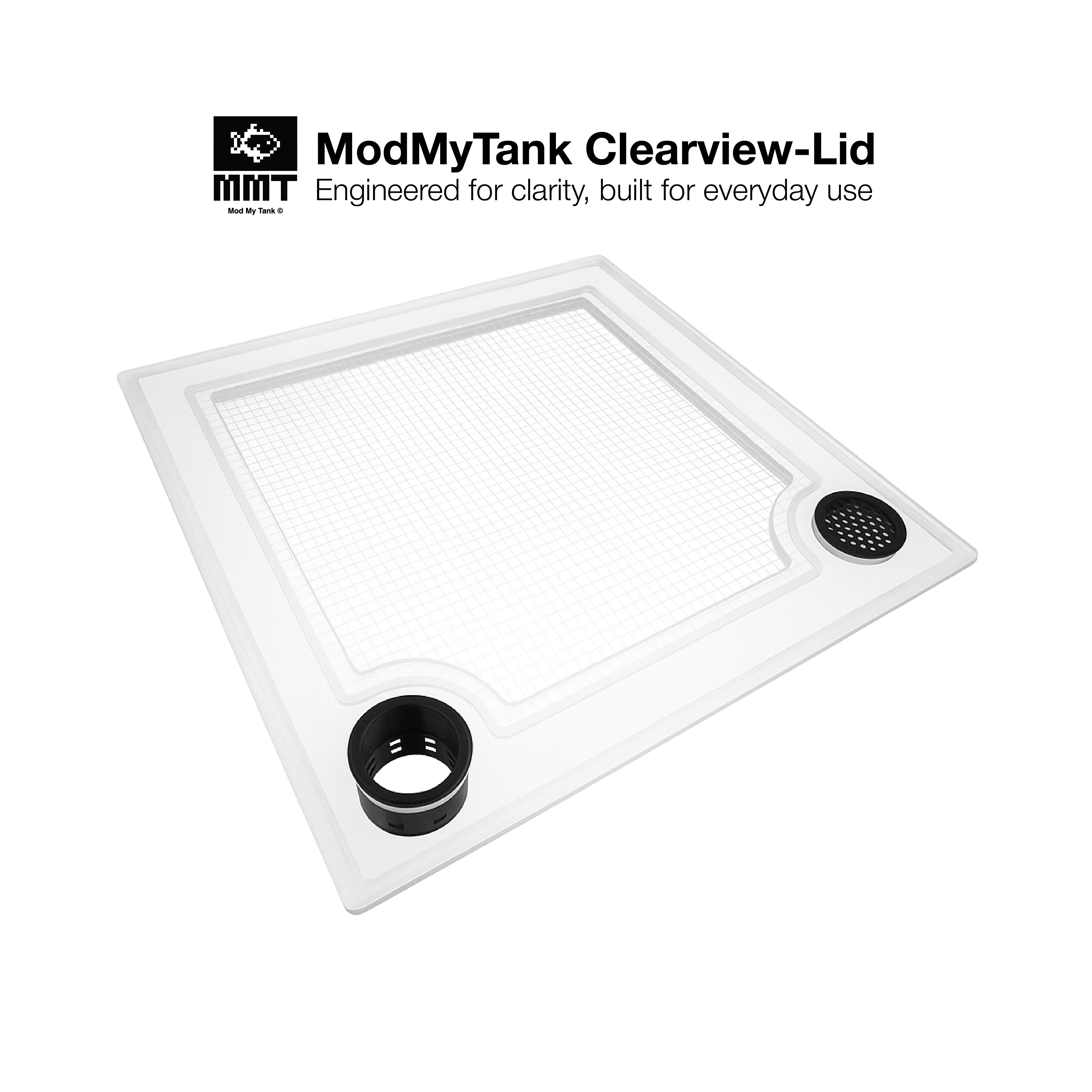 ClearView Lid – Custom Made to Order – MOD MY TANK